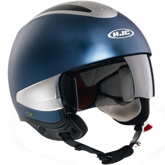 Casque Jet HJC IS-35 Bleu Mat